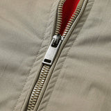 Zippered Bomber Jacket