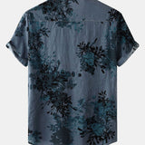 Floral Ink Print Shirt