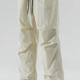 Stretchy Waistband Parachute Trousers