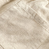 Cropped Pants in Linen-Cotton Blend