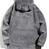 Cozy Teddy Fleece Hoodie with Ear Details