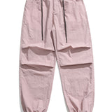 Stretchy Waistband Parachute Trousers