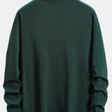 Set of 5 Essential Long Sleeve Cotton T-Shirts