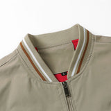 Zippered Bomber Jacket