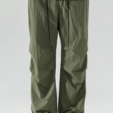 Stretchy Waistband Parachute Trousers