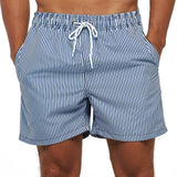Striped Swim Trunks