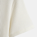 Waffle Knit Arc Hem Tee