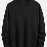 Set of 5 Essential Long Sleeve Cotton T-Shirts
