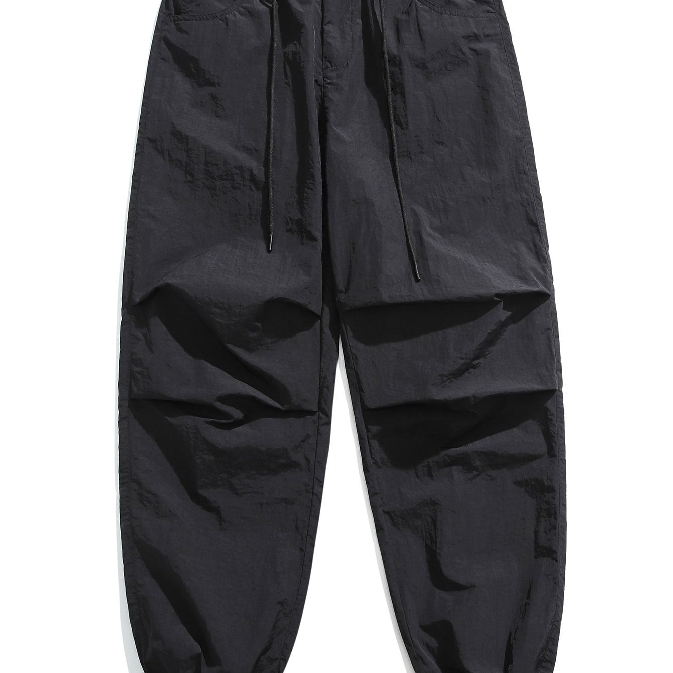 Stretchy Waistband Parachute Trousers