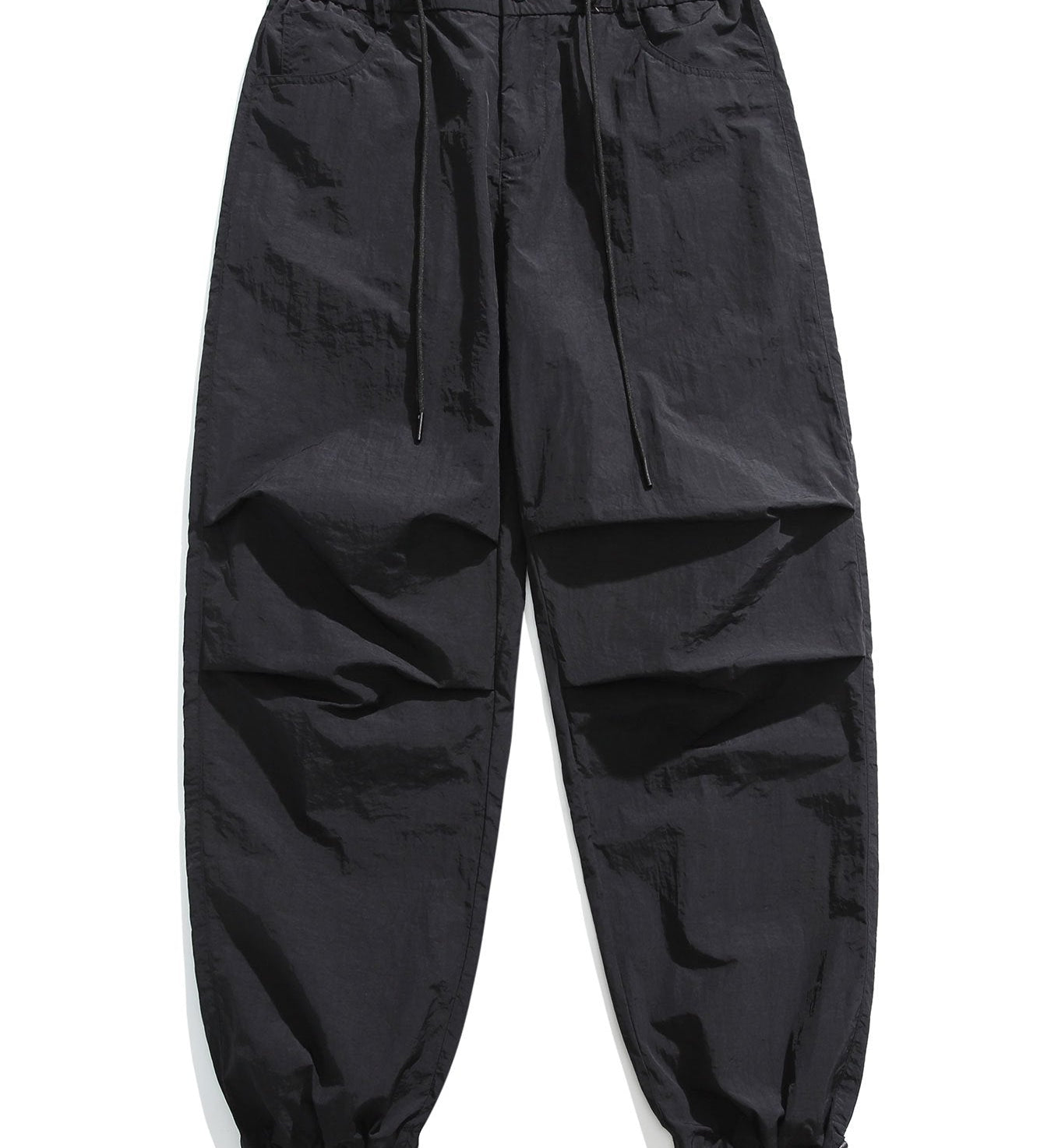Stretchy Waistband Parachute Trousers