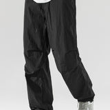 Stretchy Waistband Parachute Trousers