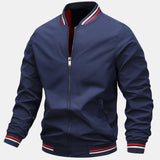 Zippered Bomber Jacket