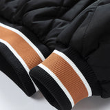 Dual-Function Quilted Hooded Baseball Jacket