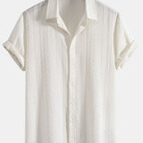 Textured Button-Down Shirt