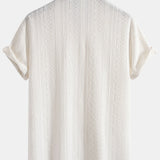 Textured Button-Down Shirt