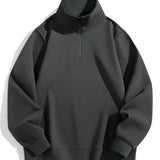 Quarter-Zip Pullover Sweatshirt