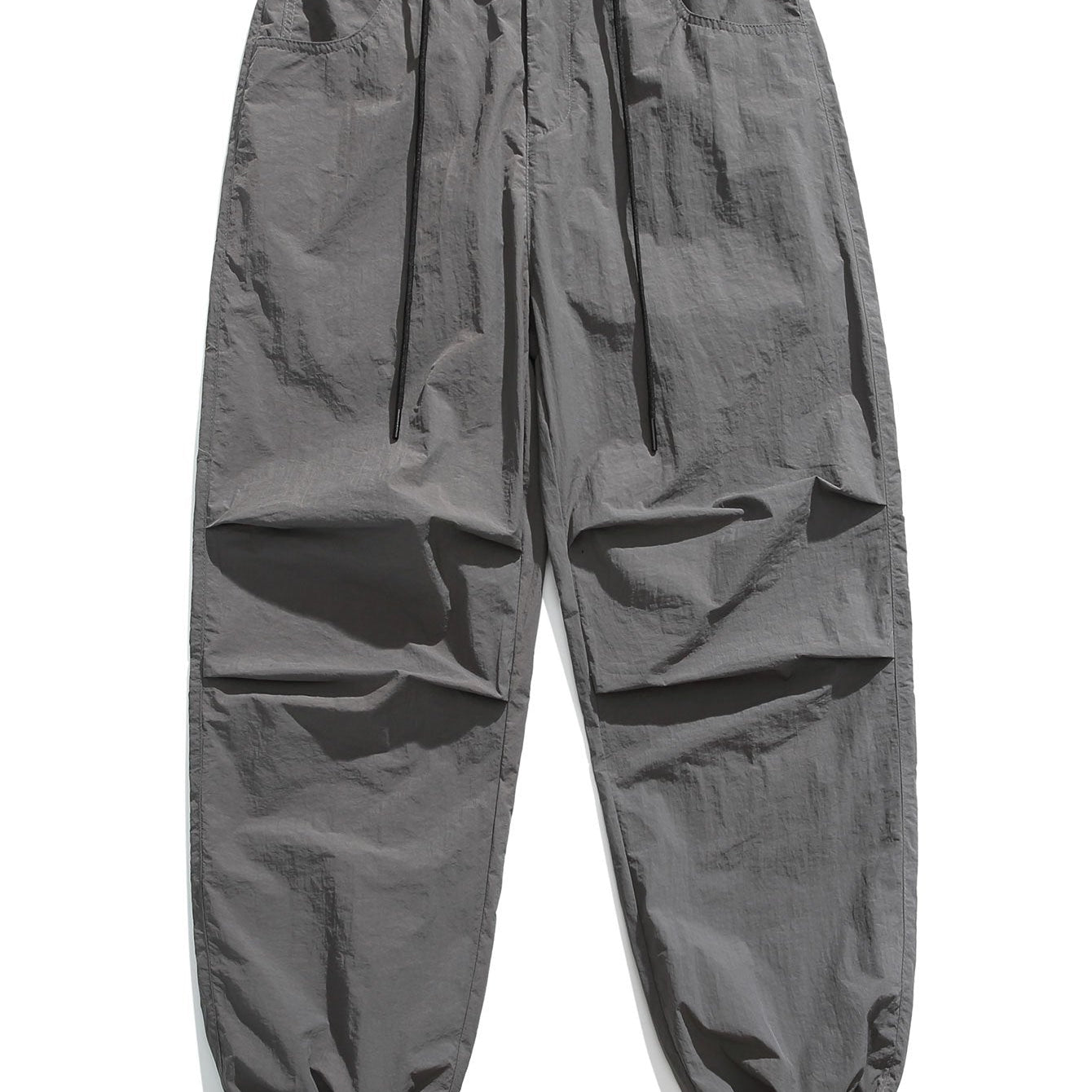 Stretchy Waistband Parachute Trousers