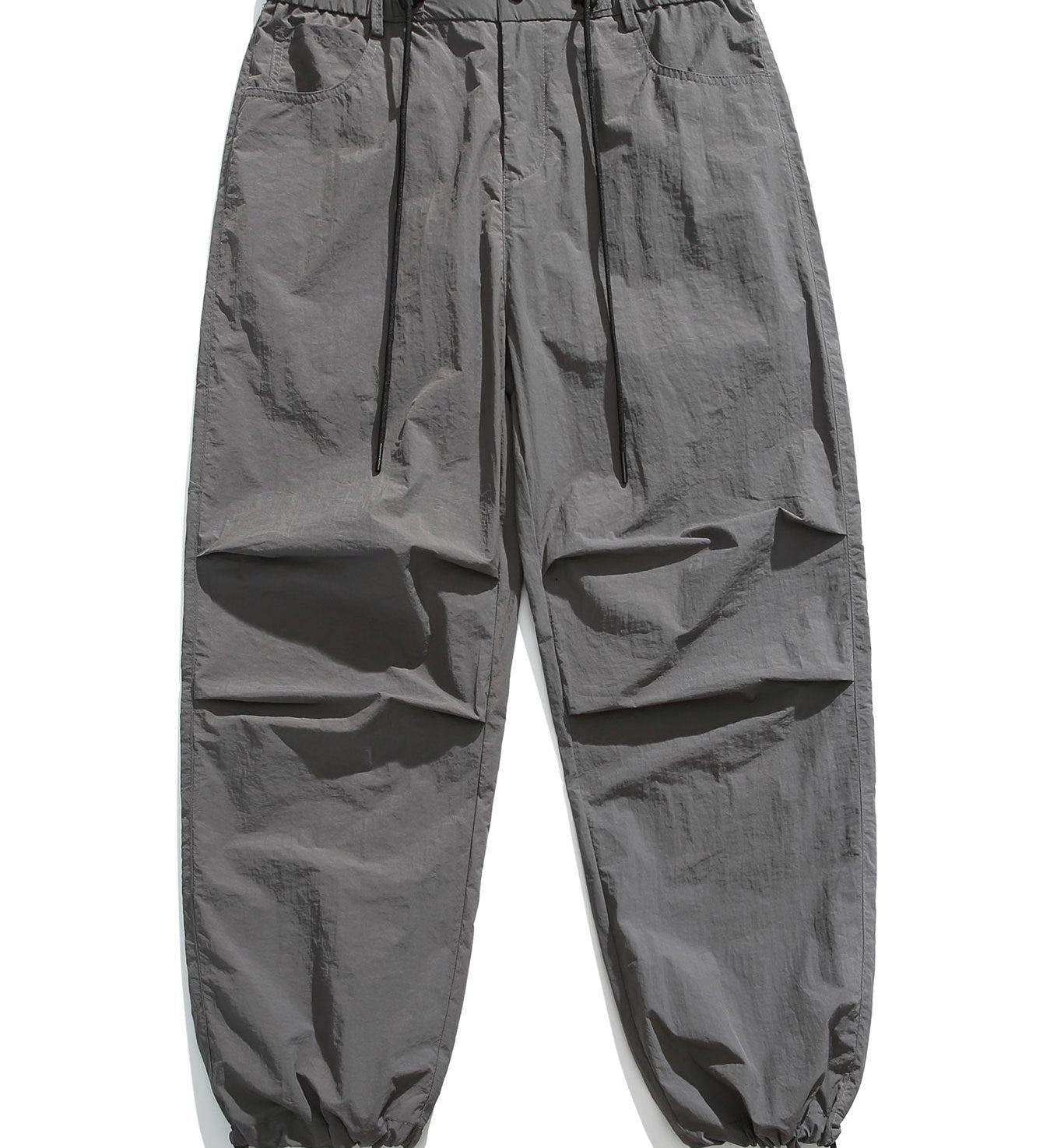 Stretchy Waistband Parachute Trousers