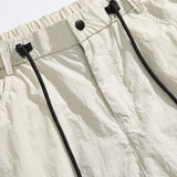 Stretchy Waistband Parachute Trousers