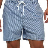 Striped Swim Trunks