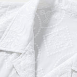 Floral Embroidery Cuban Shirt