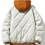 Dual-Function Quilted Hooded Baseball Jacket