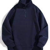 Quarter-Zip Pullover Sweatshirt