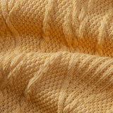Geometric Knit Cuban Shirt with Textured Design