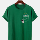 Astronaut Galaxy Pocket Graphic Tee