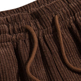 Drawstring Corduroy Joggers
