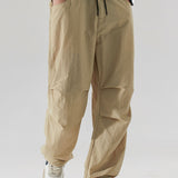 Stretchy Waistband Parachute Trousers