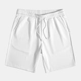 Ribbed Muscle Fit Stand Collar Shirt and Shorts Set