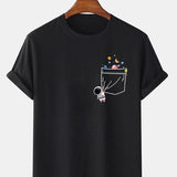 Astronaut Galaxy Pocket Graphic Tee