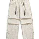 Stretchy Waistband Parachute Trousers