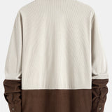 Dual Color Corduroy Shirt