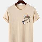 Astronaut Galaxy Pocket Graphic Tee