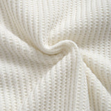 Waffle Knit Arc Hem Tee