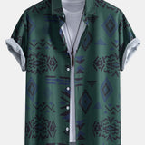 Geometric Aztec Pattern Shirt