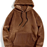 Cozy Teddy Fleece Hoodie with Ear Details