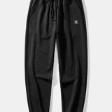 Comfortable Geometric Jacquard Hoodie and Jogger Set