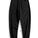 Drawstring Corduroy Joggers