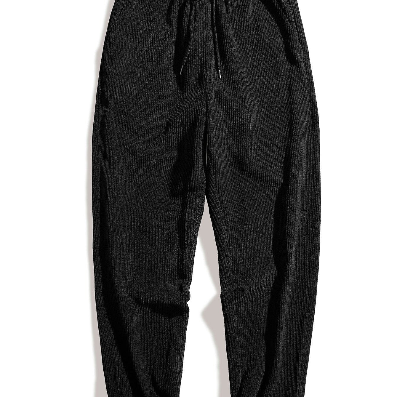Drawstring Corduroy Joggers
