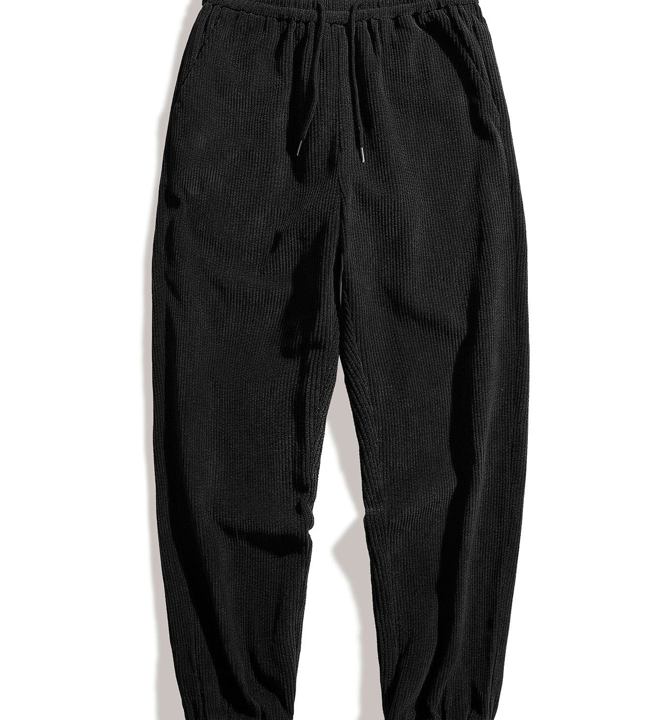 Drawstring Corduroy Joggers