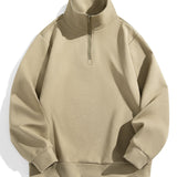 Quarter-Zip Pullover Sweatshirt