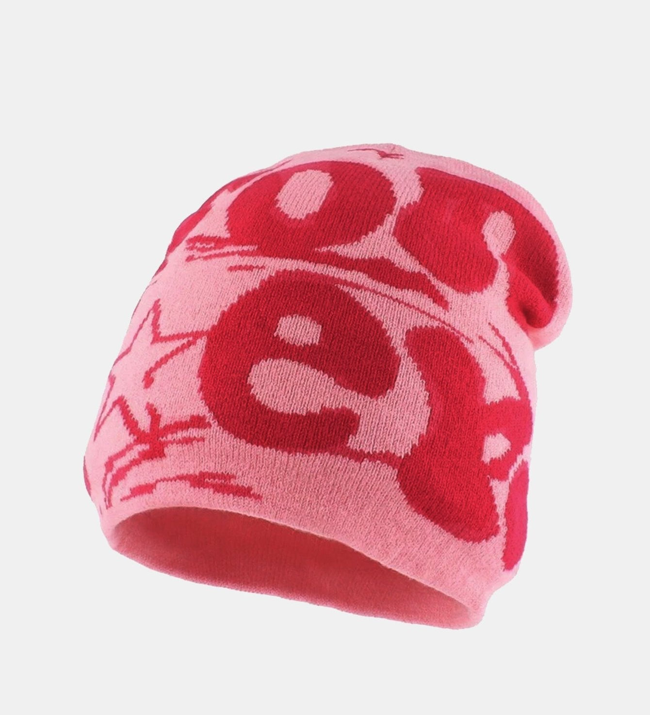 Trendy Knit Beanie Hat with Fashion Slogan Design