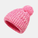 Pom Pom Jacquard Knit Beanie