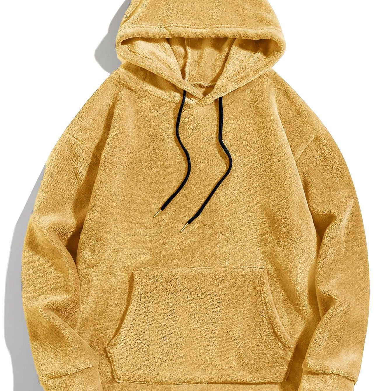 Cozy Teddy Fleece Hoodie with Ear Details