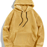 Cozy Teddy Fleece Hoodie with Ear Details