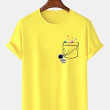 Astronaut Galaxy Pocket Graphic Tee