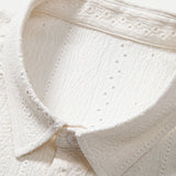 Textured Button-Down Shirt